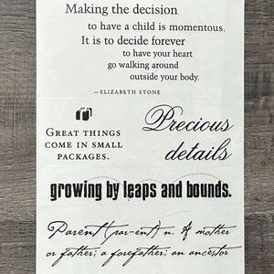 💞 New Parenting Quotes Scrapbook Craft Stickers
